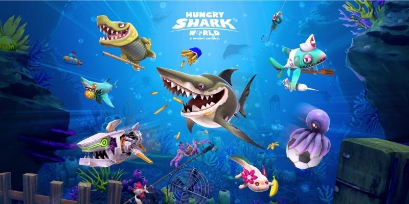 The MOD APK version of the game Hungry Shark Evolution