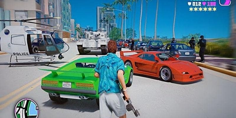 Những điều thú vị về trò chơi giám sát xe ô tô tại Vice City