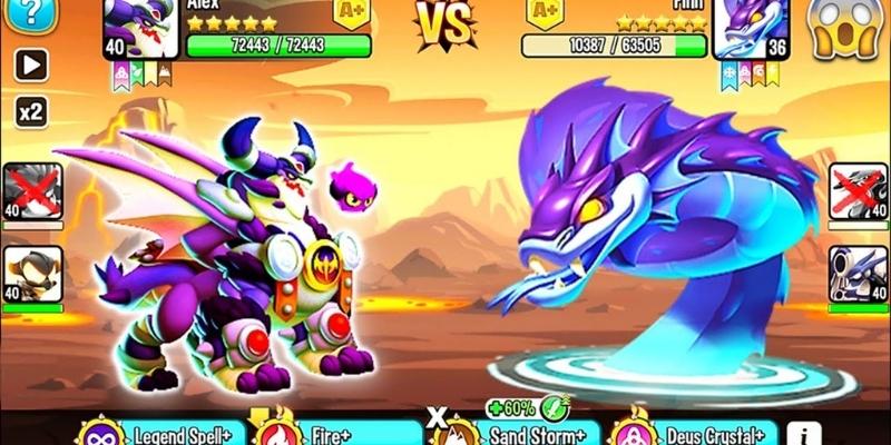 The interesting things when playing the game Dragon City Mod APK
