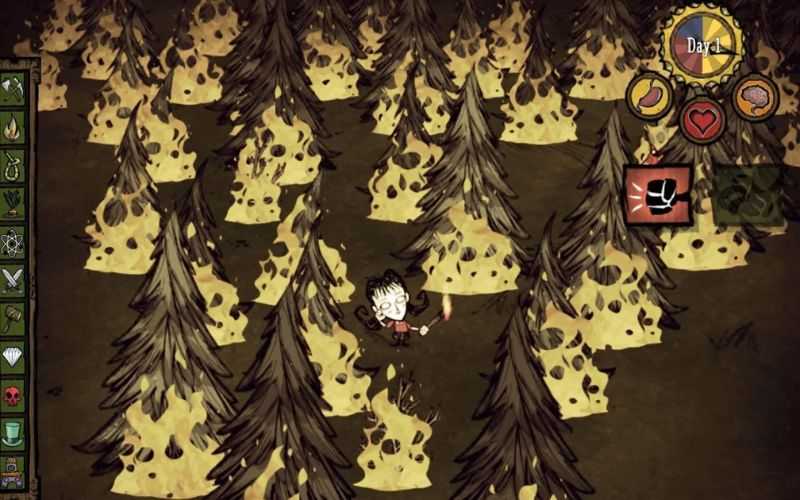Features and highlights in the game Don't Starve apk Mod