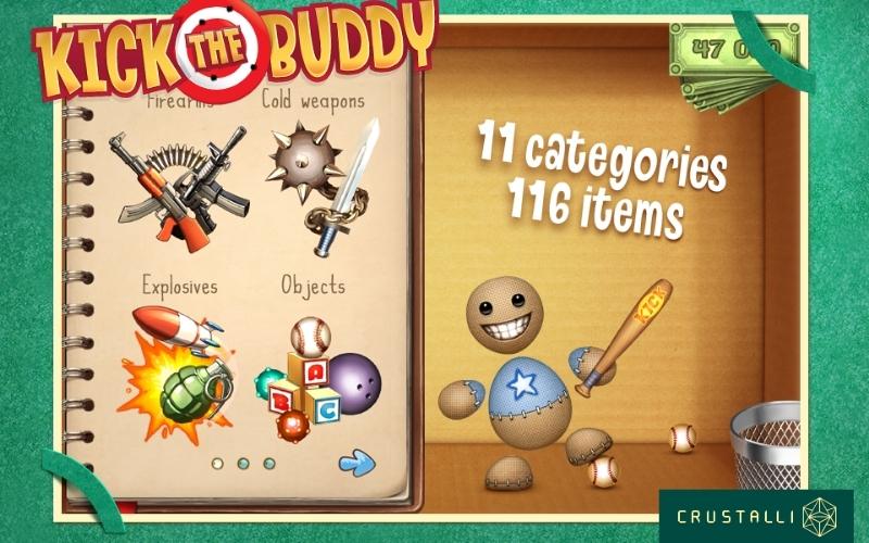 Details of the game kick the buddy app