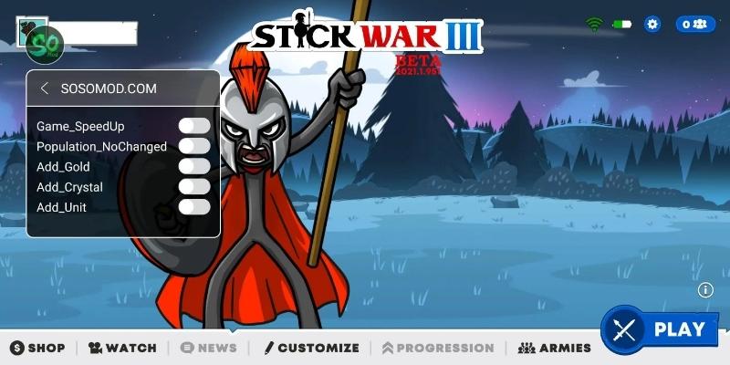 A brief introduction to the game stick war 3 online