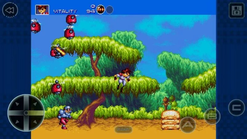 In Gunstar Heroes Classic there is an attractive game system