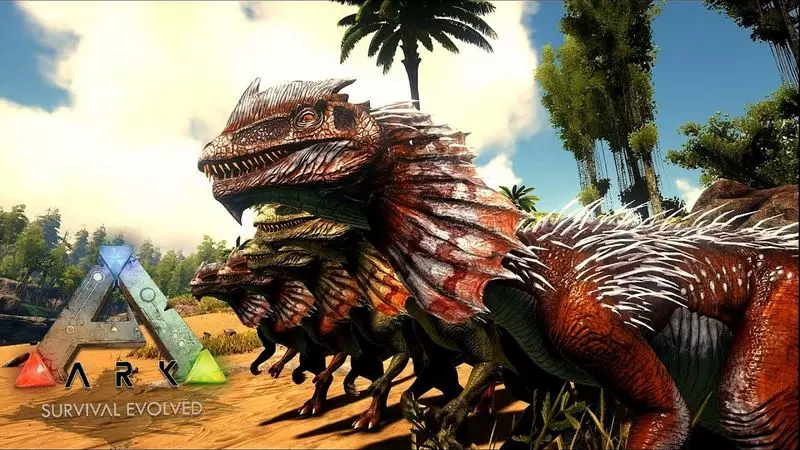 ARK Mod - Game Combat with prehistoric dinosaurs
