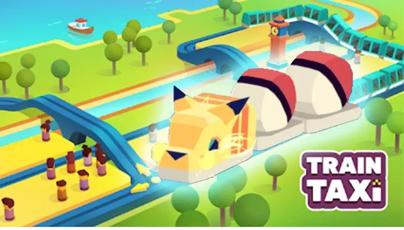 Stay calm and smart all the way of Train Taxi apk