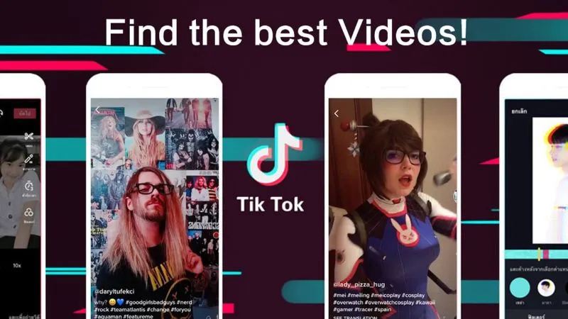 Tik Tok is easy to use.