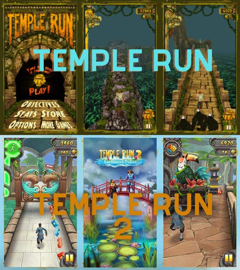 Sự khác biệt giữa Temple Run 2 APK và phiên bản đầu tiên