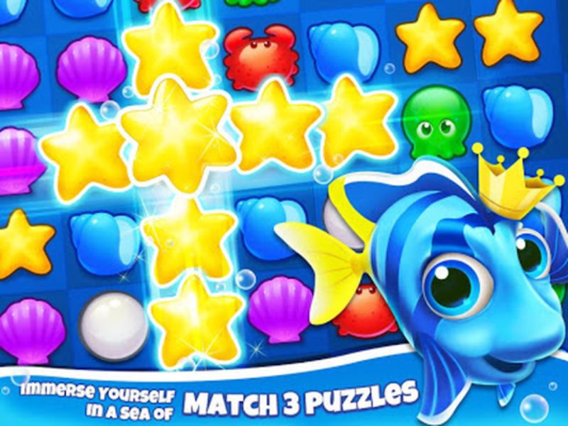 Fish Mania Match 3 Puzzles