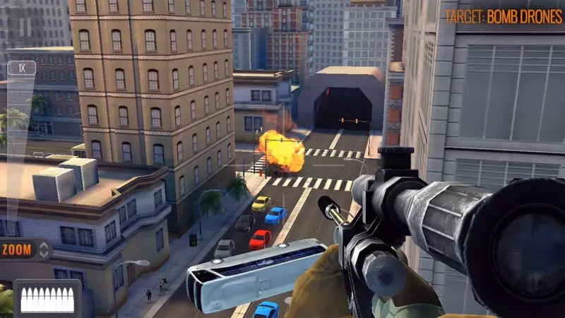 Game Bắn súng FPS thú vị: Sniper 3D Hack Mod APK.