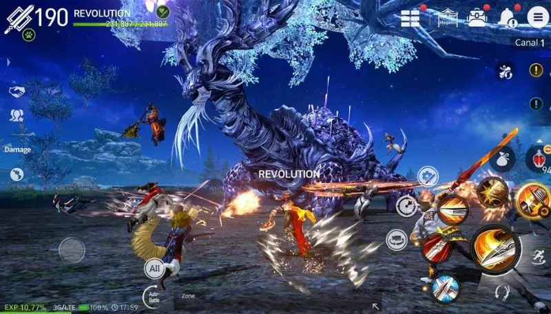 Attractive graphics of Blade & Soul M
