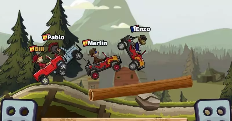 Hack Hill Climb Racing 2 with 2D Graphics