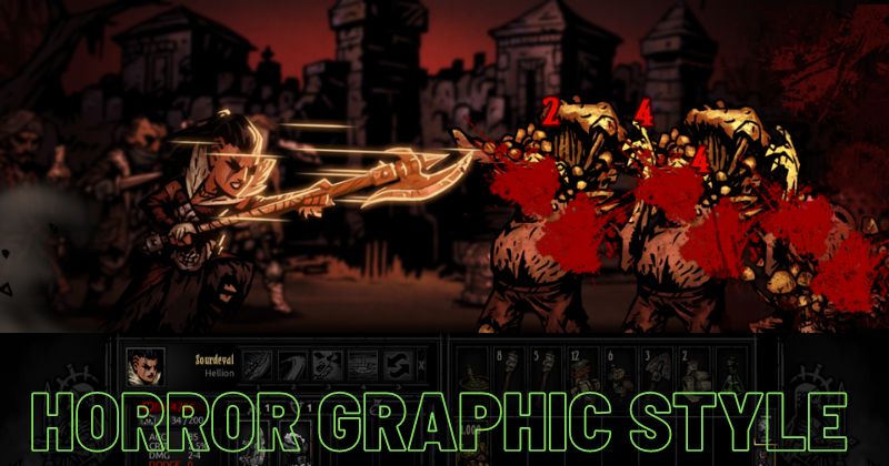 Horror graphic style