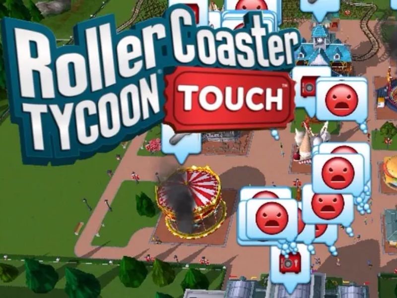 The simplest method for downloading the game RollerCoaster Tycoon Touch