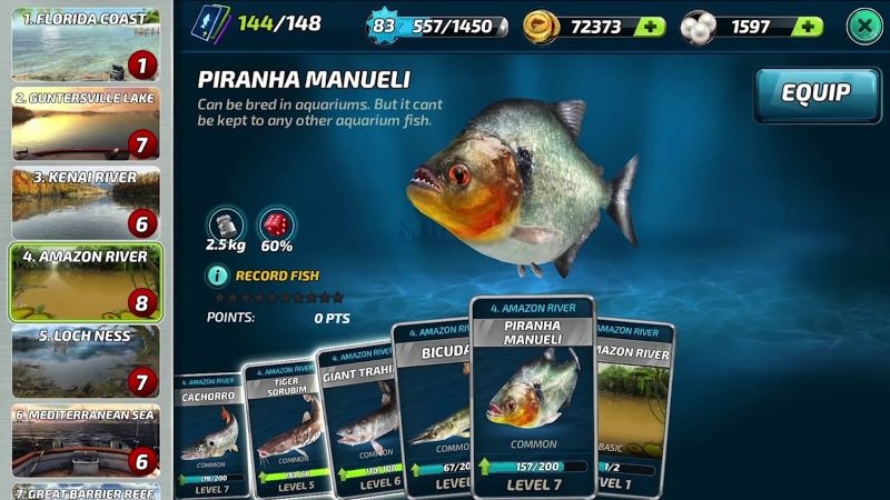 Brief introduction of Fishing Clash mobile