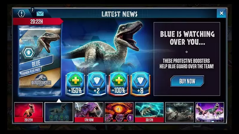 Jurassic World: The Game APK MOD features